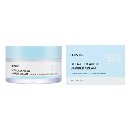 iUnik - Beta Glucan 3X Barrier Cream - Mitrinošs Sejas Krēms - 50ml