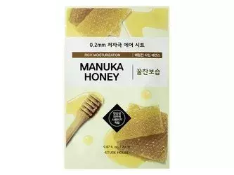 Etude House - 0.2mm Therapy Air Mask - Manuka Honey - Auduma Maska ar Manuka Medus Ekstraktu - 20ml