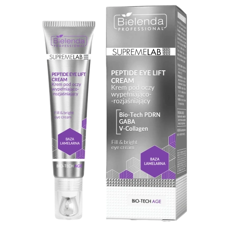 Bielenda Professional - Supremelab - Bio-Tech Age - Aizpildošs Peptīdu Acu Krēms - Izgaismojošs - 15ml