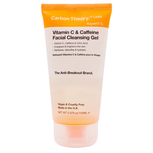 Carbon Theory - SupaVIT-C Vitamin C & Caffeine Cleansing Wash - Sejas Mazgāšanas Želeja ar C Vitamīnu un Kofeīnu - 150ml
