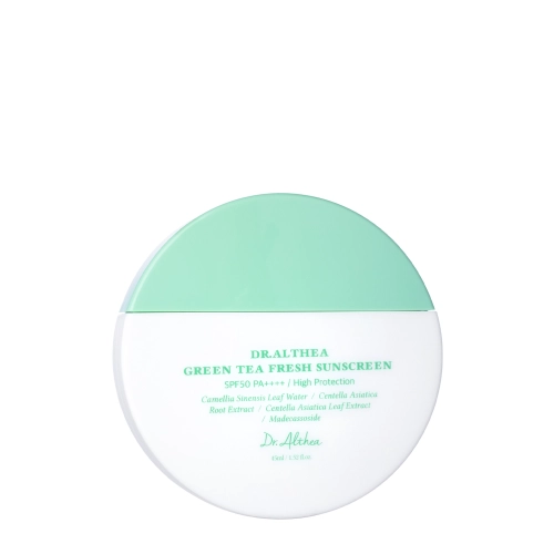 Dr. Althea - Green Tea Fresh Sunscreen SPF50+ PA++++ - Nomierinošs Saules Aizsargkrēms - 45ml