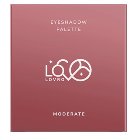 LOVRO - Eyeshadow Palette Moderate - Acu Ēnu Palete - 8g