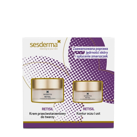 sesderma - Retisil Set - Pretnovecošanos Produktu Komplekts - Krēms + Acu Krēms - 50ml+30ml