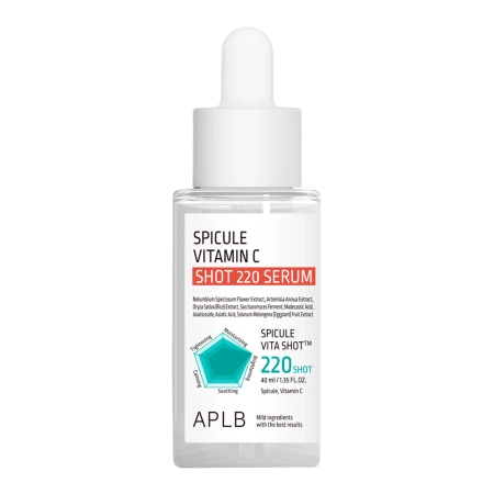 APLB - Spicule Vitamin C Shot 220 Serum - Mikroadatu Serums ar C Vitamīnu - 40ml
