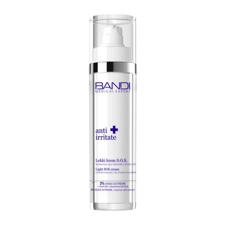 Bandi - Medical Expert - Anti Irritate - Light SOS Cream - Viegls SOS Krēms Hidrolipīdu Barjeras Stiprināšanai - 50ml