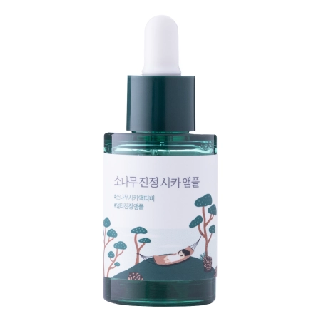 Round Lab - Pine Calming Cica Ampoule - Ampula Pēcizsitumu Pigmentācijas Mazināšanai - 30ml