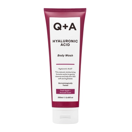 Q+A - Hyaluronic Acid Body Wash - Mitrinoša ķermeņa mazgāšanas želeja ar hialuronskābi - 250ml