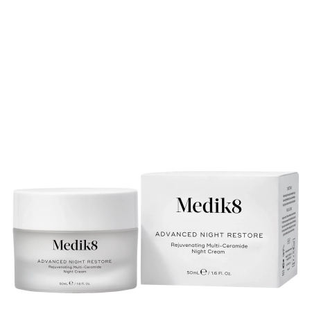 Medik8 - Advanced Night Restore - Rejuvenating Multi-Ceramide Night Cream - Intensīvi Atjaunojošs Nakts Krēms - 50ml