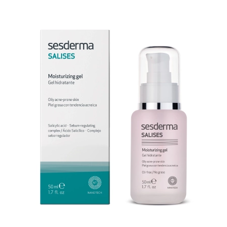 Sesderma - Salises - Moisturizing Gel - Gēls Taukainai un Aknes Skartai Ādai - 50ml