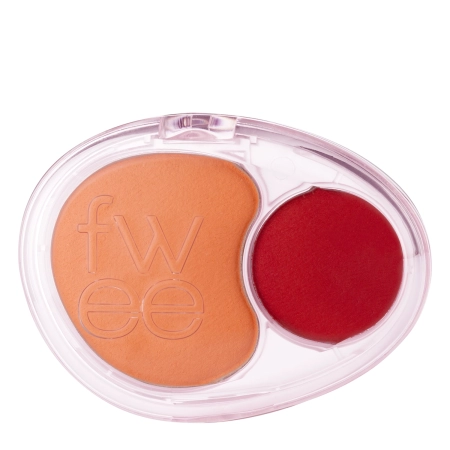 Fwee - Mellow Dual Blusher - Divu Toņu Vaigu Sārtums - RD02 Another Me - 7,2g