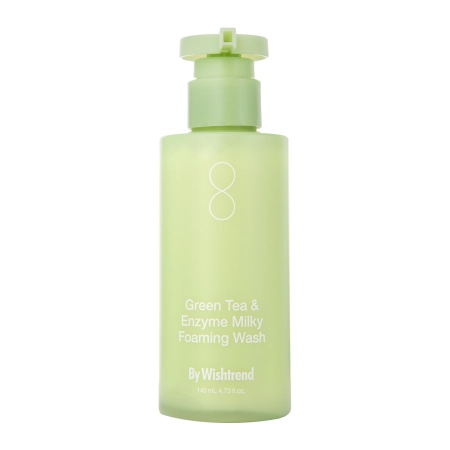By Wishtrend - Green Tea & Enzyme Milky Foaming Wash - Putas Sejas Mazgāšanai - 140ml