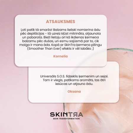 SkinTra - Rescue Bliss - Balzams Pēc Depilācijas un Kosmetoloģiskām Procedūrām Sejai un Ķermenim - 200ml
