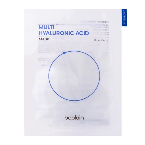 Beplain - Multi-Hyaluronic Acid Facial Mask - Mitrinoša Auduma Maska - 1gab./25ml