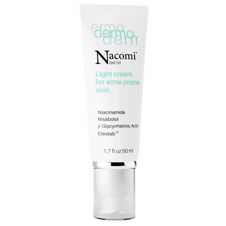 Nacomi - Dermo - Viegls Krēms Ādai ar Akni - 50ml