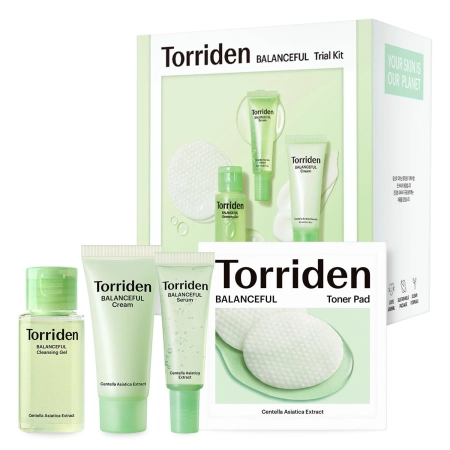 Torriden - Balanceful Trial Kit - Balansējošs Sejas Kosmētikas Komplekts - 30ml+10ml+20ml+6gab