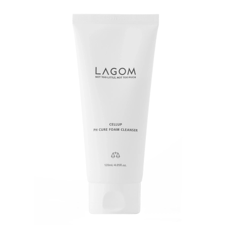 Lagom - Cellup pH Cure Foam Cleanser - Mitrinošas Putas Sejas Mazgāšanai - 120ml