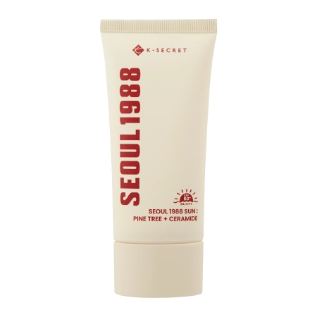K-SECRET - SEOUL 1988 Sun : Pine Tree + Ceramide 50+ PA++++ - Mitrinošs Sejas Krēms ar Filtru - 50ml