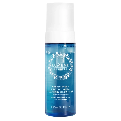 Lumene - Nordic Hydra Lahde Arctic Aqua Foaming Cleanser - Attīrošas Putas Sejas Mazgāšanai - 150ml