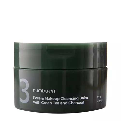 Numbuzin - Pore&Makeup Cleansing Balm With Green Tea And Charcoal - Sejas Attīrošs Balzams - 85g