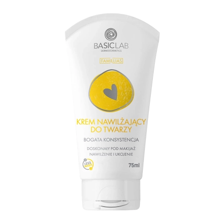 BasicLab - Famillias - Mitrinošs Sejas Krēms ar Bagātīgu Konsistenci - 75ml