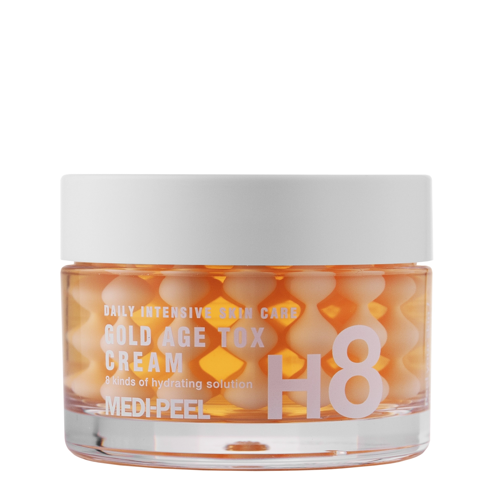 Medi-Peel - Gold Age Tox Cream - Pretgrumbu Krēms ar Kapsulām un Zelta Zīdtārpiņa Ekstraktu - 50ml