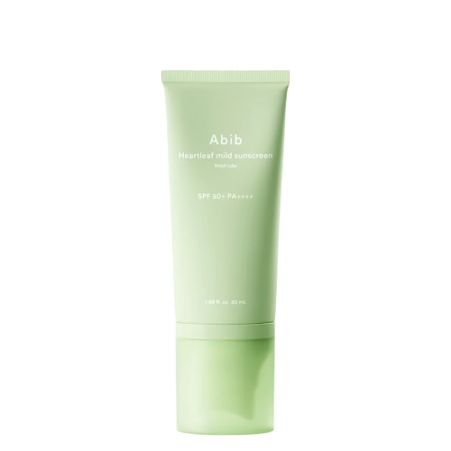 Abib - Heartleaf Mild Sunscreen Relief SPF50+ PA++++ - Nomierinošs Krēms ar Aizsargfiltru SPF50+ - 50ml