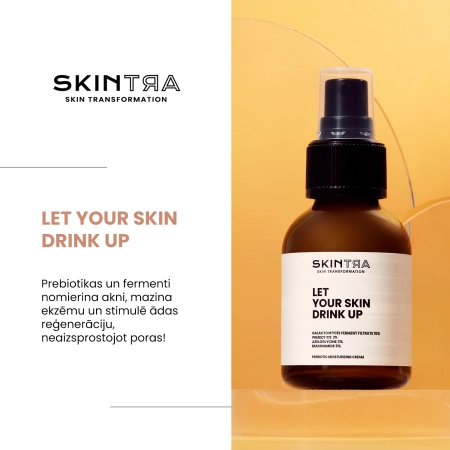 SkinTra - Let Your Skin Drink Up - Prebiotisks Mitrinošs Krēms - Pudelīte 50ml