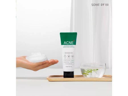 Some By Mi - AHA BHA PHA 30 Days Miracle Acne Clear Foam - Maigas Attīrošas Putas ar Skābēm - 100ml
