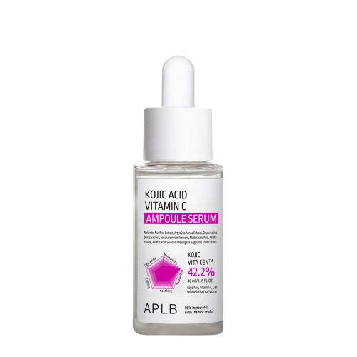 APLB - Kojic Acid Vitamin C Ampoule Serum - Atjaunojošs Serums Sejai - 40ml