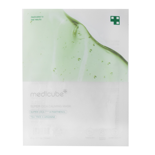 Medicube - Super Cica Calming Mask - Nomierinoša Auduma Sejas Maska - 1 gab/22g