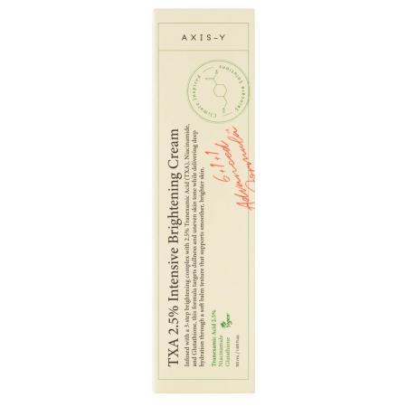 Axis-y - TXA 2.5% Intensive Brightening Cream - Intensīvi Izgaismojošs Sejas Krēms - 50ml