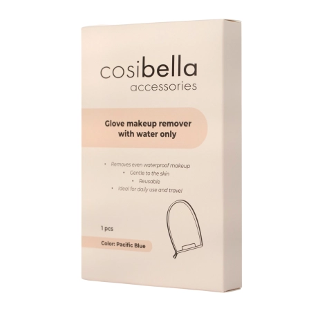 Cosibella Accessories - Grima Noņemšanas Cimds Tikai Ar Ūdens Palīdzību - Pacific Blue