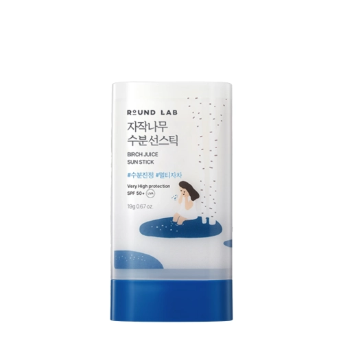 Round Lab - Birch Juice Moisturizing Sun Stick SPF/50+ PA++++ - Apsaugos nuo saulės lazdelė su beržų sultimis - 19g
