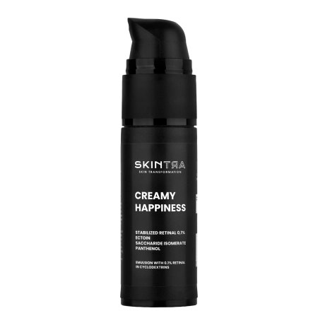SkinTra - Creamy Happiness - Emulsija ar 0,1% Retinālu Ciklodekstrīnos - 30ml