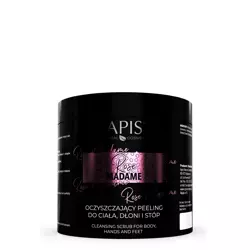 Apis - Rose Madame - Attīrošs Pīlings Ķermenim, Rokām un Pēdām - 700g