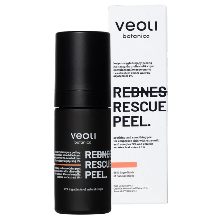 Veoli Botanica - Redness Rescue Peel - Nomierinošs un Izlīdzinošs Pīlings Apsārtumam - 30ml