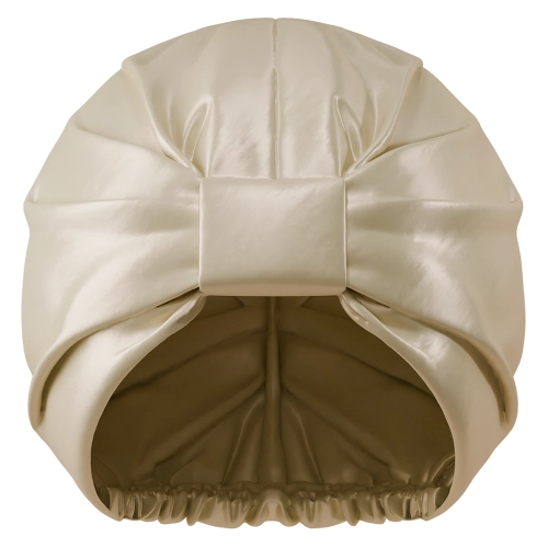 Glov - Anti-Frizz Satin Hair Bonnet - Satīna Matu Cepurīte - Champagne - 1 gab