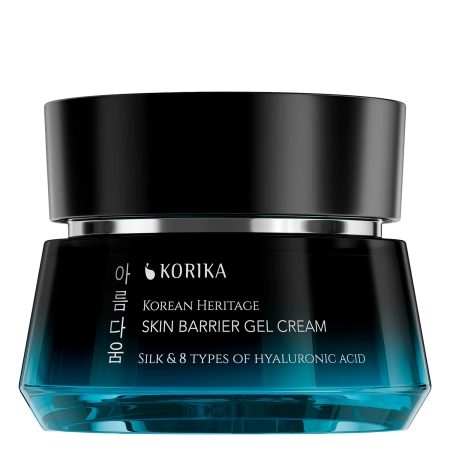 KORIKA - Korean Heritage Silk & 8 Types Of Hyaluronic Acid Skin Barrier Gel Cream - Mitrinoša Krēm-Gēls Sejai - 50ml