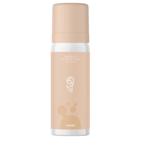 LOVRO - Bubble Foundation - Tonālais Krēms ar Gaisīgu Izgaismojošu Formulu - 03 Sand - 50ml
