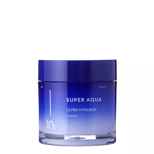 Missha - Super Aqua - Ultra Hyalron Cream - mitrinošs sejas krēms - 70ml