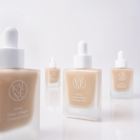 Kaine - Chaga Collagen Charging Serum - Pretnovecošanās Serums ar Čagas Ekstraktu - 30ml