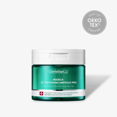 Centellian24 - Madeca Double Tightening Ampoule Pad - Sejas Spilventiņi ar Nostiprinošu Serumu - 60 Gab.