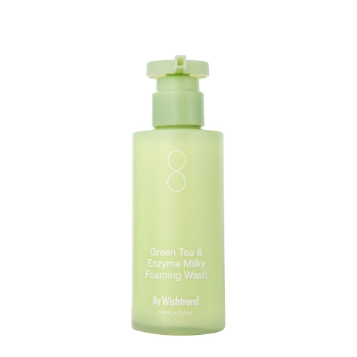 By Wishtrend - Green Tea & Enzyme Milky Foaming Wash - Putas Sejas Mazgāšanai - 140ml