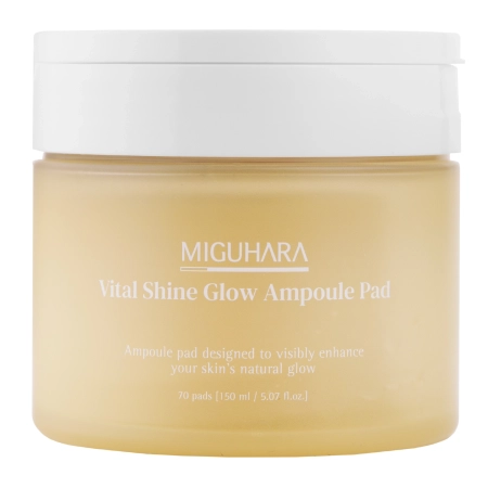 Miguhara - Vital Shine Glow Ampoule Pad - Sejas Plāksnītes - 70 gab/150ml
