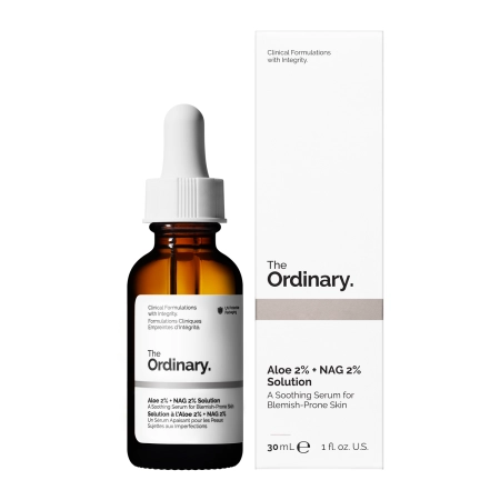 The Ordinary - Aloe 2% + NAG 2% Solution - Alvejas Serums Sejai - 30ml