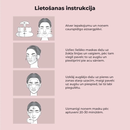 REVCELL - Vita Collagen Full Face Lifting Up Mask - Liftinga Auduma Maska - 1gab/19g