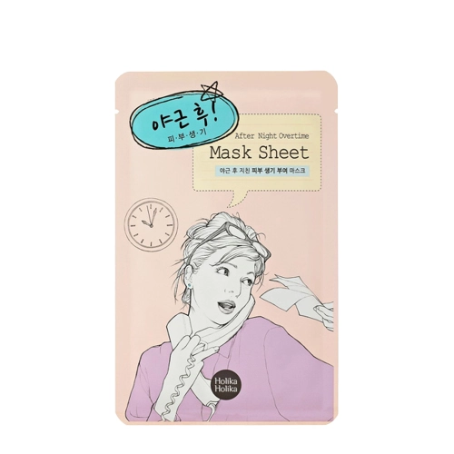 Holika Holika - After Mask Sheet - After Working Overtime - Atjaunojoša un Mitinoša Auduma Maska - 30g