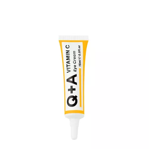 Q+A - Vitamin C Eye Cream - Izgaismojošs krēms ādai zem acīm ar C vitamīnu - 15ml