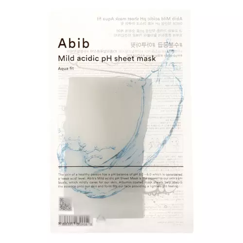 Abib - Mild Acidic pH Sheet Mask Aqua Fit - Maiga Auduma Maska - 30ml