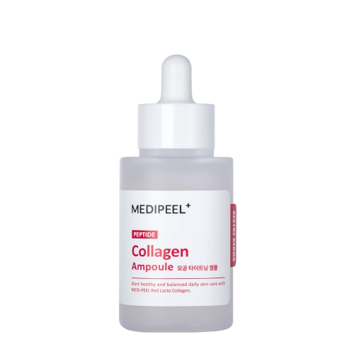 Medi-Peel - Red Lacto Peptide Collagen Tightening Ampoule - Nostiprinošs Pretgrumbu Serums Sejai - 50ml